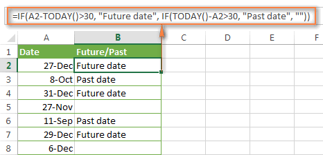 Excel if cell is not empty then