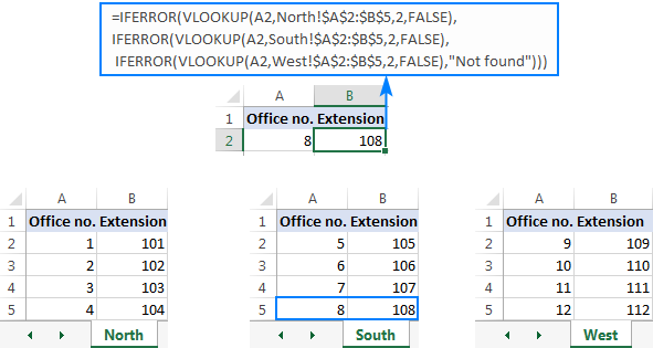 Excel Iferror Vlookup Trap N A Errors And Do Sequential Vlookups