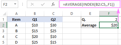 Công thức được chuyển sang Excel động mà không cần thêm dấu @.