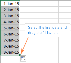 automatically insert current date in excel