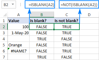 excel if blank cell