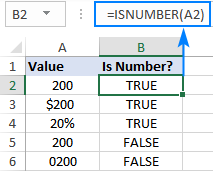 Checking if a value is number