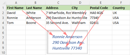 Mail Merge Labels From Excel Spreadsheet