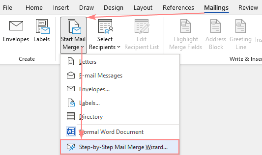 How To Mail Merge And Print Labels From Excel To Word 9887