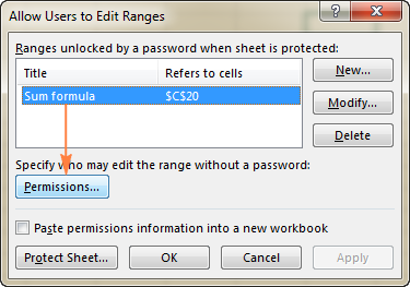 excel 2016 protect cells