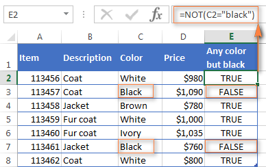 How to write or function in excel