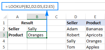 Excel LOOKUP function with formula examples (2024)