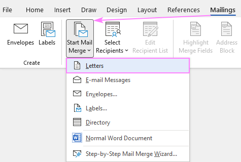 we stockings Quagmire How to mail merge from Excel to Word step-by-step