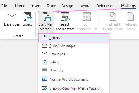 microsoft office 2016 mail merge labels