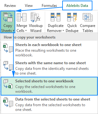 Merge multiple workbooks into one.