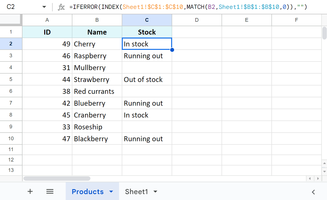 Incorporate IFERROR to have empty cells instead of errors.