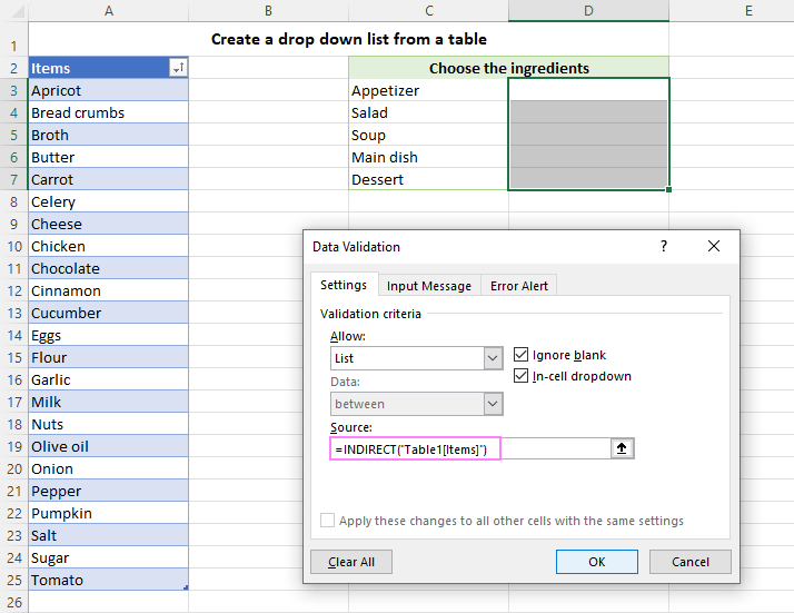 Visual Basic Drop Down List Selected Value