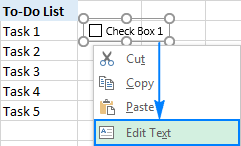 Changing the checkbox's Caption name