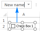 Changing the checkbox name