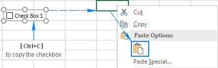 insert a checkbox in excel for mac cell