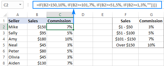 excel if statement