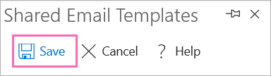 Save template with an inserted macro