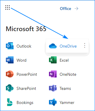 How to open OneDrive