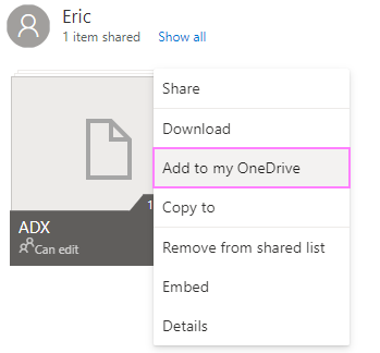 add and sync shared folders in onedrive for business