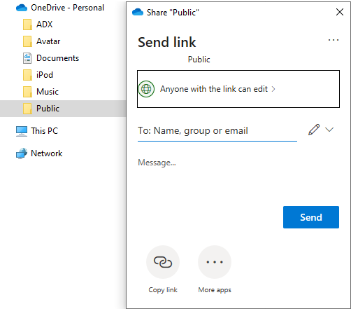 How To Share Files And Folders On Onedrive