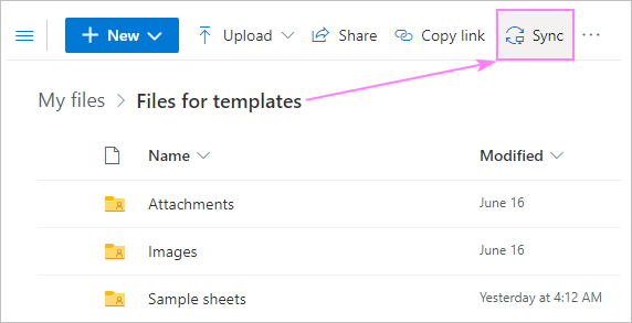 add and sync shared folders in onedrive for business