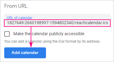 How to share Outlook calendar with Google