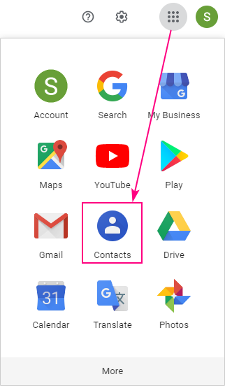 export outlook contacts to google