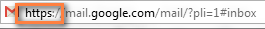 If the SSL/TLS encryption is enabled, the website address begins with https instead of usual http.