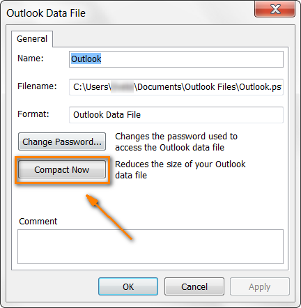 outlook 2019 stuck on processing windows 7