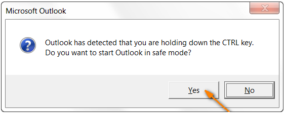 ms outlook not responding windows 10