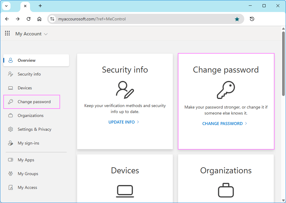 Change Outlook 365 password.