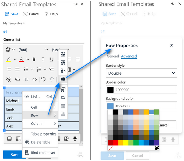 inserting tables in outlook for mac