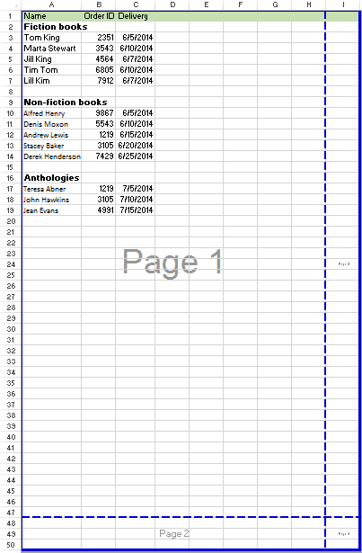 how to insert page breaks in excel 2016