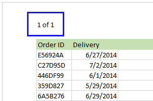 Display the page numbers by clicking anywhere outside the header area