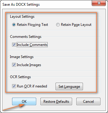 convert pdf to editable word document ocr