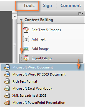 convert pdf to microsoft word 2003