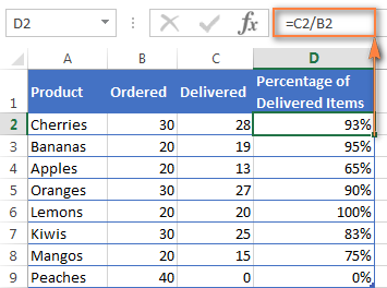 How Do I Retain My Percentages From an Excel Sheet When ...