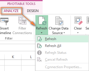 pivot not refreshing table use to â€“ Table tutorial how make and Pivot Excel