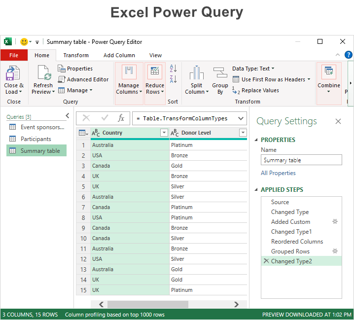 Excel Power Query tutorial for beginners how to get use and auto