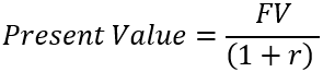 Present value formula