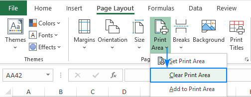 How To Set And Change print area In Excel