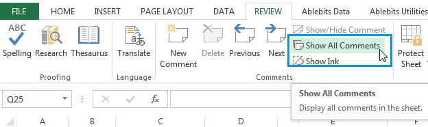 Two Ways To Print Comments In Excel 6572