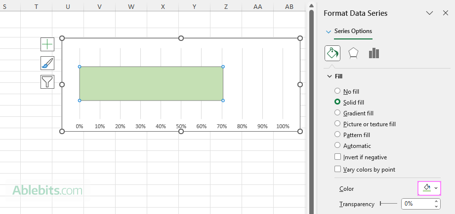 Change the color of your progress bar.