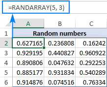 random picker excel formula