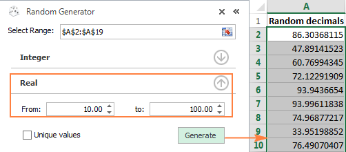 excel random alphanumeric password generator