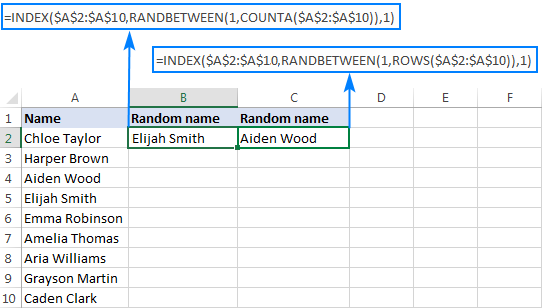 25++ How to randomly generate names in excel
