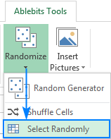 Select Randomly in Excel