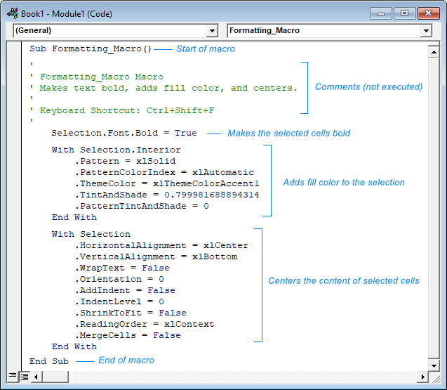 excel macro location