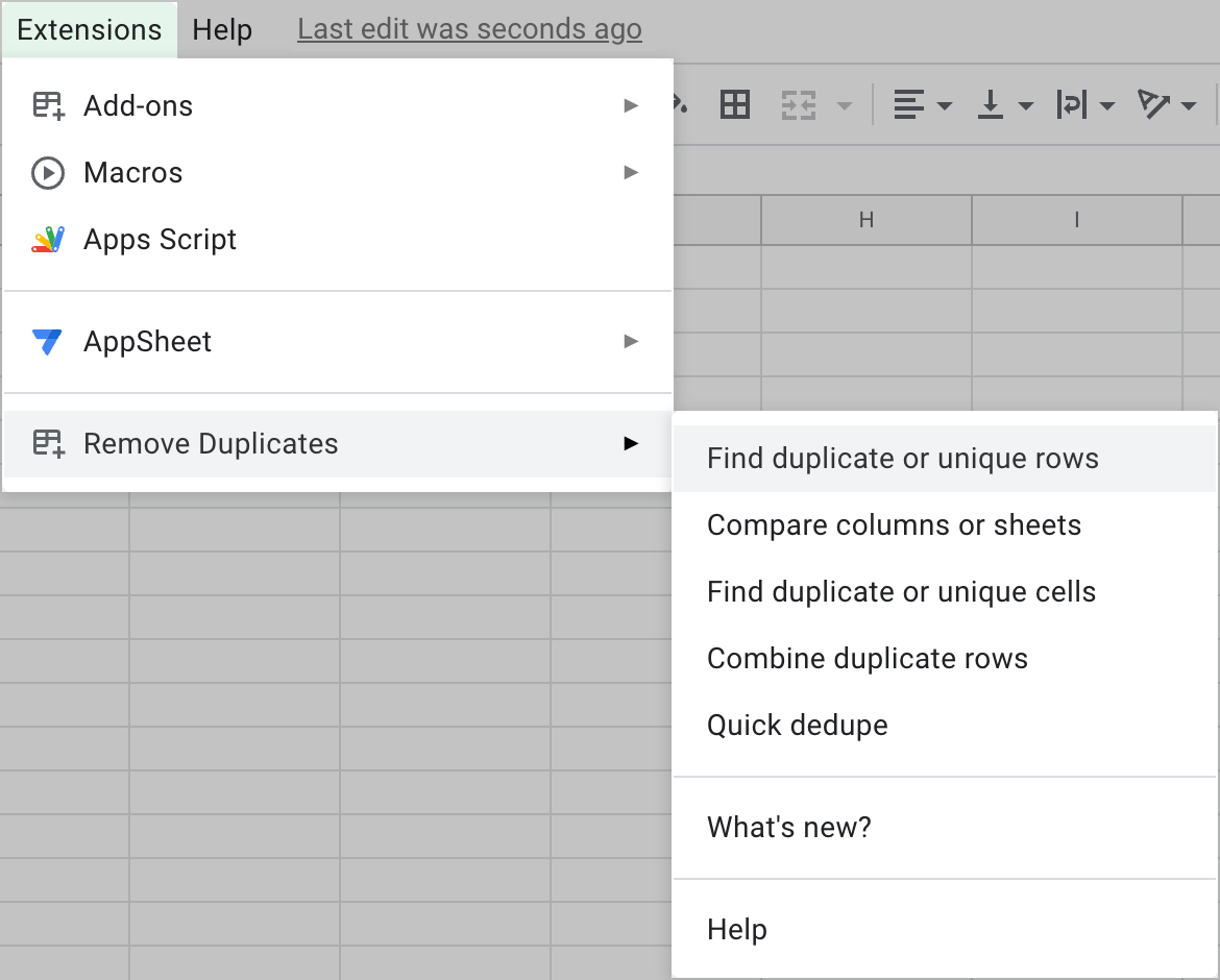 Start the add-on from the Google Sheets menu.