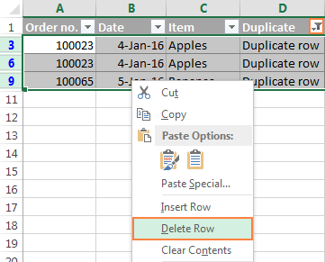 excel formula to remove duplicates and count